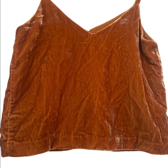 Madewell Rust Colored Button Front Top - Picture 10 of 11